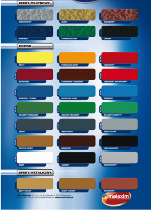 MALEXIM Gruntoemalia akrylowa CYNKAL 2,5L aluminiowa 2