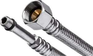 Wężyk przyłączeniowy Invena do baterii końcówka długa 3/8" x M10 (H/WS-20-060) 2