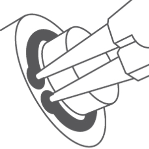 Modeco Szczypce odgięte do pierścieni Seegera zewnętrznych 150mm - MN-20-716 3