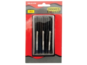 Modeco Gwintownik ręczny M8 3szt. (MN-62-038) 2