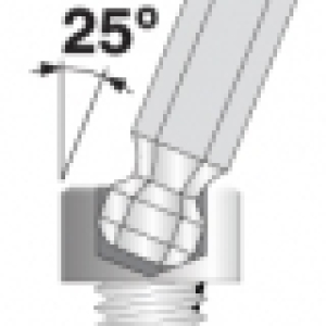 Modeco Zestaw kluczy imbusowych hex typ L 1,5-10mm z kulką 9szt. (MN-54-120) 3