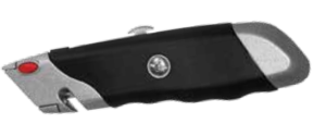 Modeco Nóż z wymiennym ostrzem trapezowym 19x50mm i obcinakiem - MN-63-042 1