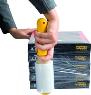 Folia stretch Modeco z rączką 0,225kg przezroczysta (MN-05-908) 2