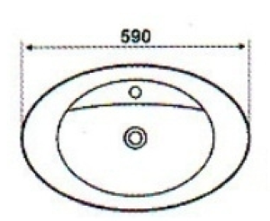 Umywalka Rea Rosa 59cm 4