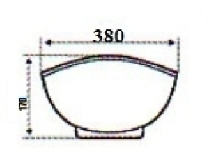 Umywalka Rea Rosa 59cm 5