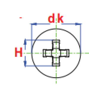 Wkręt samowiertny ocynkowany PHD 4.8x38mm - 7504N248038 Z 3