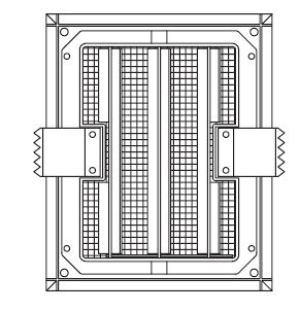Maxpol Kratka wentylacyjna z żaluzją i siatką 175x215mm brązowa - 074 3