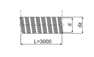 Prodmax Rura aluminiowa FLEX 80mm 1mb - FLEX80 4