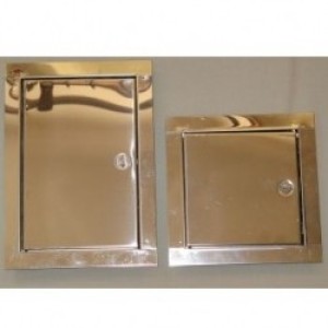 Drzwiczki kominowe nierdzewne 140x140mm małe 2