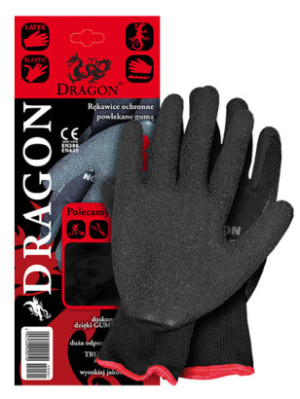 Reis Rękawice ochronne wykonane z dzianiny powlekane rozmiar 10 - DRAGON BB 10 2