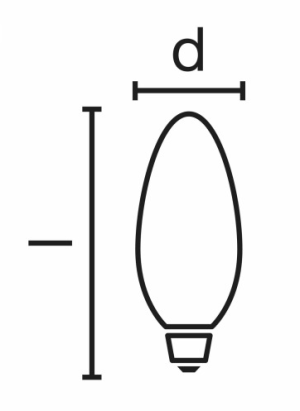 Osram Żarówka LED Retrofit CLASSIC BW 23 2 W/827 E14 FIL RFCLBW25 2W/827 3
