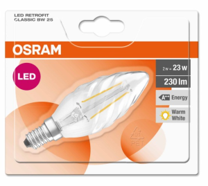 Osram Żarówka LED Retrofit CLASSIC BW 23 2 W/827 E14 FIL RFCLBW25 2W/827 4
