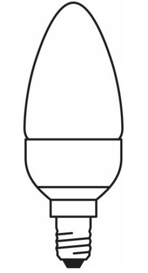 Osram Żarówka LED RETROFIT CLASSIC B 25 3W/827 E14 FR - 4052899936409 2