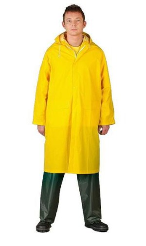 Płaszcz przeciwdeszczowy XL żółty 1