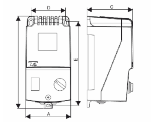 BREVE Regulator ARW 3.0/1 obrotów wentylatora IP30 17886-9965 2