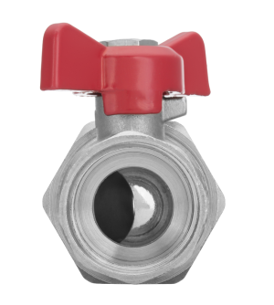 Invena Kurek kulowy MILLENIUM z pokrętłem motylkowym gwint wewnętrzny/zewnętrzny 1/2" - ZK-31-015 2