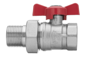 Invena Kurek kulowy MILLENIUM z pokrętłem motylkowym gwint wewnętrzny/zewnętrzny 1/2" - ZK-31-015 3