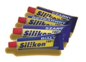 Silikon 100% 60g szary 1szt. 1