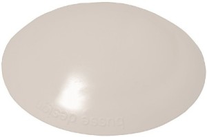 Odbojnik drzwiowy plastikowy fi 50mm h 12mm biały 2