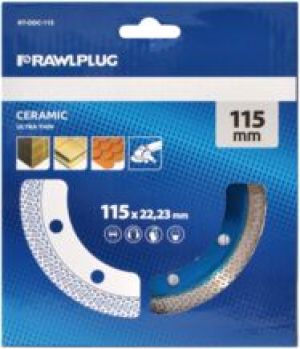 Rawlplug Ciągła tarcza diamentowa 115x22,23mm 1szt - RT-DDC-115 1