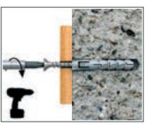 Koelner Kołek rozporowy fi 6mm nacięcie krzyżowe 4,0x50mm 200szt. (FIX-06+450) 11