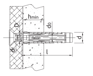 Rawlplug Kołek uniwersalny 4ALL 12x60mm 20szt. (4ALL-12) 11