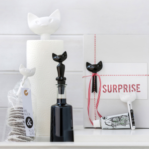 Koziol Stojak na ręczniki papierowe czarny Miaou - KZ-5225526 2