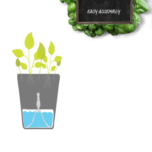 Emsa Doniczka na zioła potrójna biała Fresh Herbs (EM-515352) 4