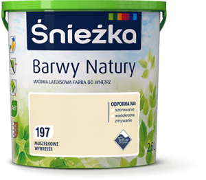 Śnieżka Emulsja BARWY NATURY muszelkowe wybrzeże 5L 1