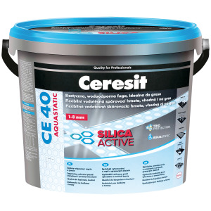 Ceresit Fuga CE 40 Aquastatic wodoodporna gr. II szary cement 5kg 1
