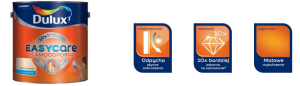 Dulux Plamoodporna farba wewnętrzna EASYCARE cud miód 2,5L 2