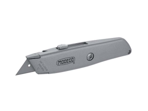 Modeco Nóż z wymiennymi ostrzami trapezowymi 19x50mm aluminiowy - MN-63-032 1