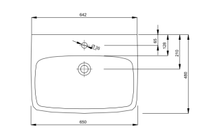 Umywalka Koło Nova Pro 65cm (M31166000) 2
