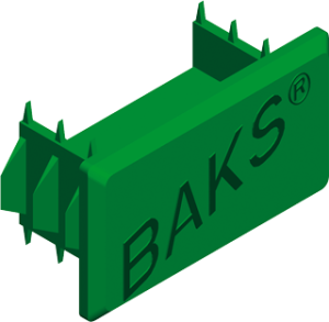 Baks Nakładka ochronna NOW 40x22mm zielona - 760100 1