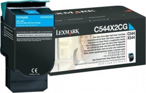 Toner Lexmark C544X2CG Cyan Oryginał  (C544X2CG) 1