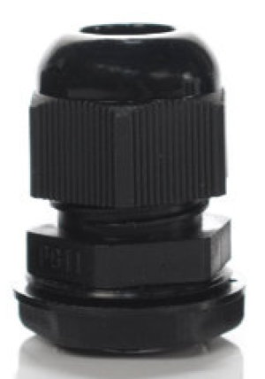 Onnline Dławnica kablowa 5-10mm IP68 czarna PG-11B 1