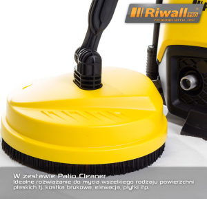 Myjka ciśnieniowa Riwall Myjka ciśnieniowa Pro 150 2000W 150bar (REPW150SET) Model 2016 5