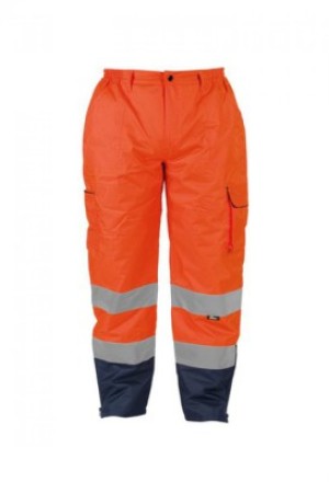 VIZWELL Spodnie zimowe ostrzegawcze pomarańczowe XL 1