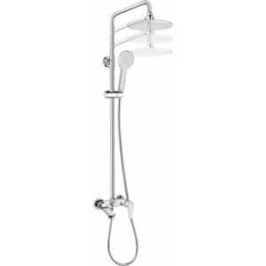 Zestaw prysznicowy Deante Coriander z deszczownicą z baterią chrom (NAC 01JM) 2