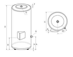 Bojler Atlantic Elektryczny podgrzewacz wody VSRS 300L stojący (892119) 3