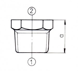 Odlewnia Zawiercie Redukcja N4 3/4x1/2" czarna (13778) 2