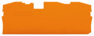 Wago Ścianka końcowa wewnętrzna pomarańczowa 36,5x91,4mm - 2016-1392 1