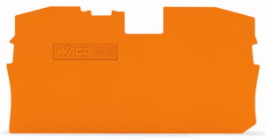 Wago Ścianka końcowa wewnętrzna pomarańczowa 36,5/65mm - 2010-1292 1