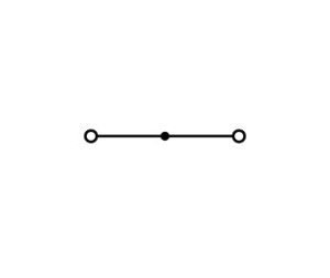 Wago Złączka przelotowa 2-przewodowa szara 28x53mm - 280-901 3