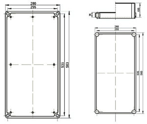 ELEKTROPLAST Skrzynka kompletna Z-3 biała 2