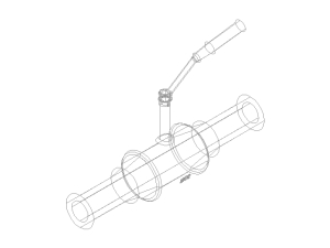 Danfoss Zawór kulowy JIP-WW PN40 do wspawania DN32 - 065N0115 5