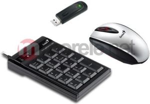 Klawiatura + mysz Genius NumPad C600 (USB2.0 Hub Num Pad + Wireless Mini Navigator) 1