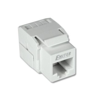 Emiter Gniazdo komputerowe UTP RJ45 białe - DC/FA-682MK-8-C5E 1