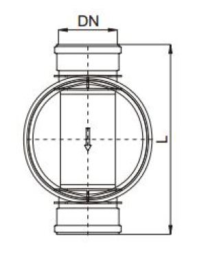 Kaczmarek Kineta przelotowa 400x200mm z uszczelką typ 1 2541130300 2