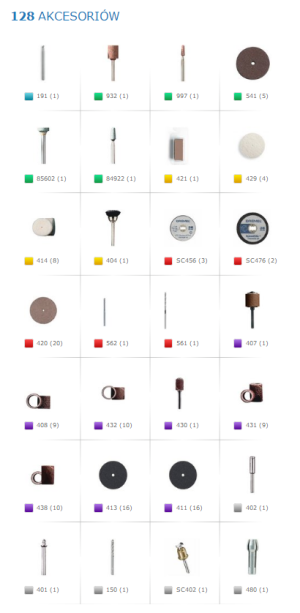 Dremel Narzedzie wielofunkcyjne 4000-6/128 Platinum Edition 6 przystawek 128 akcesoriów (F0134000KE) 8